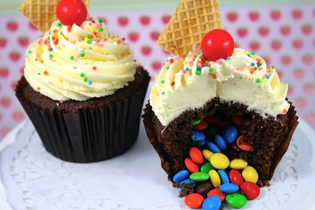 M&M's Cupcake